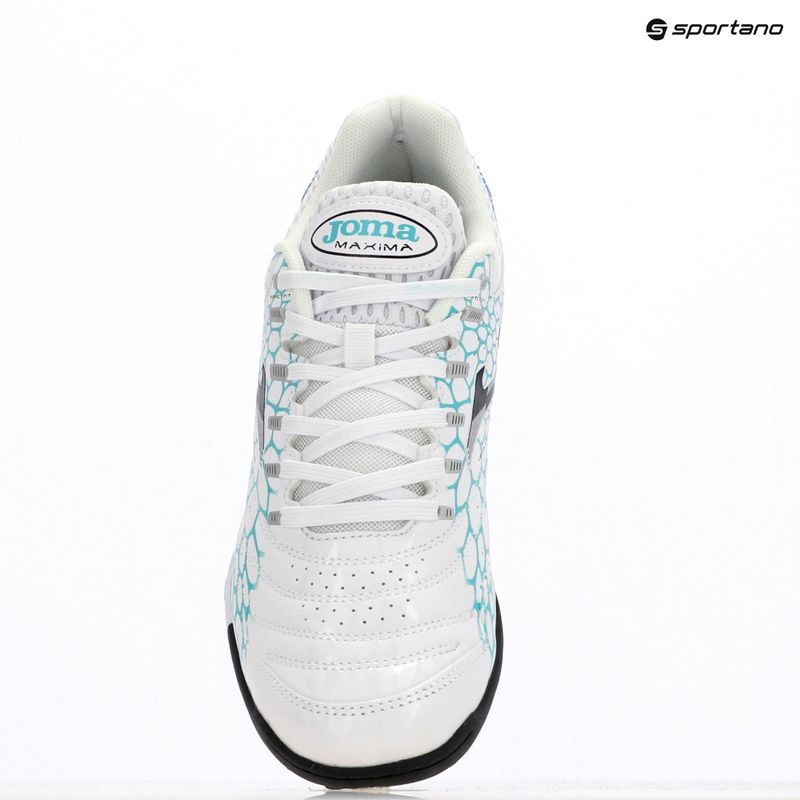 Buty piłkarskie męskie Joma Maxima TF white/turquoise 9