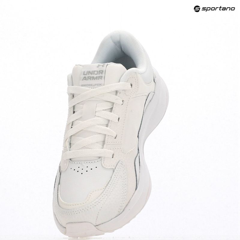 Buty treningowe męskie Under Armour Edge Leather white/white/halo gray 9