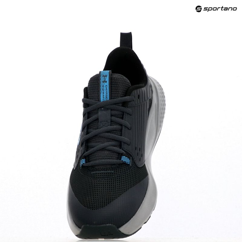Buty treningowe męskie Under Armour Commit 4 anthracite/steel/ether blue 8