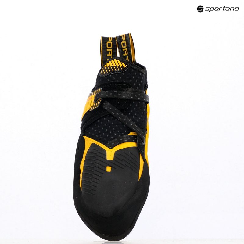 Buty wspinaczkowe męskie La Sportiva Solution Comp black/ yellow 16