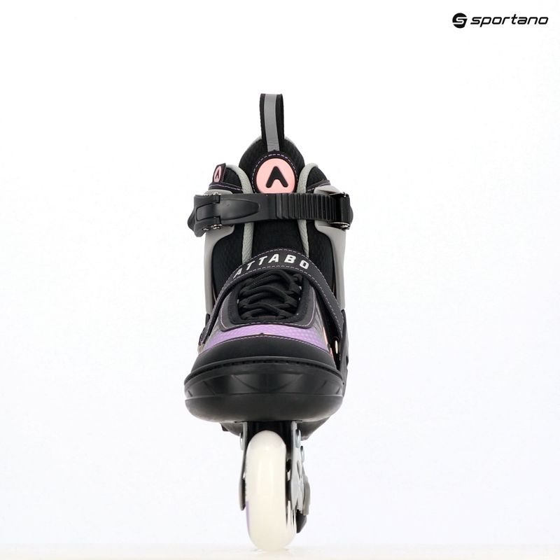 Łyżworolki dziecięce ATTABO Bladeroll 2 w 1 regulowane różowy 17