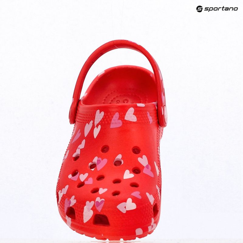 Klapki dziecięce Crocs Classic Valentines Day Clog Kids cherry red 10