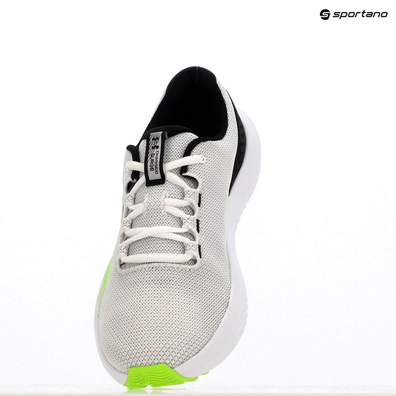 Buty do biegania męskie Under Armour Charged Surge 4 white/hyper green/black 6