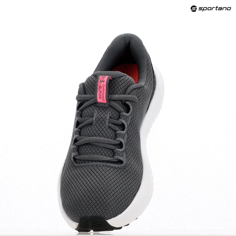 Buty do biegania damskie Under Armour Charged Surge 4 castlerock/anthracite/aero pink 14