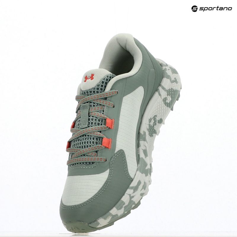 Buty do biegania damskie Under Armour Charged Bandit Trail 3 hydro green/silica green/blush orange 11