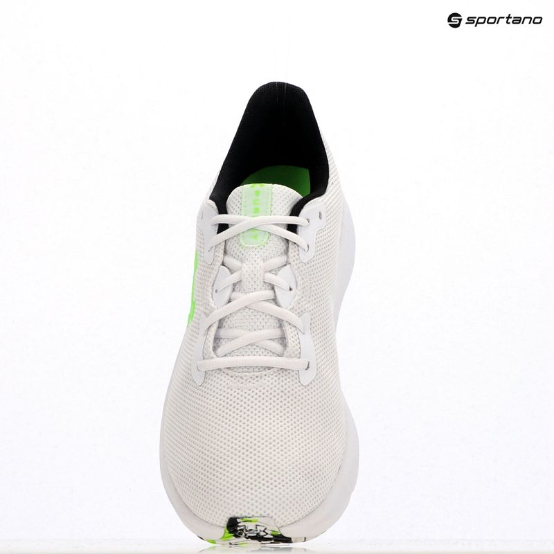 Buty do biegania męskie Under Armour Charged Pursuit 4 white/black/hyper green 10