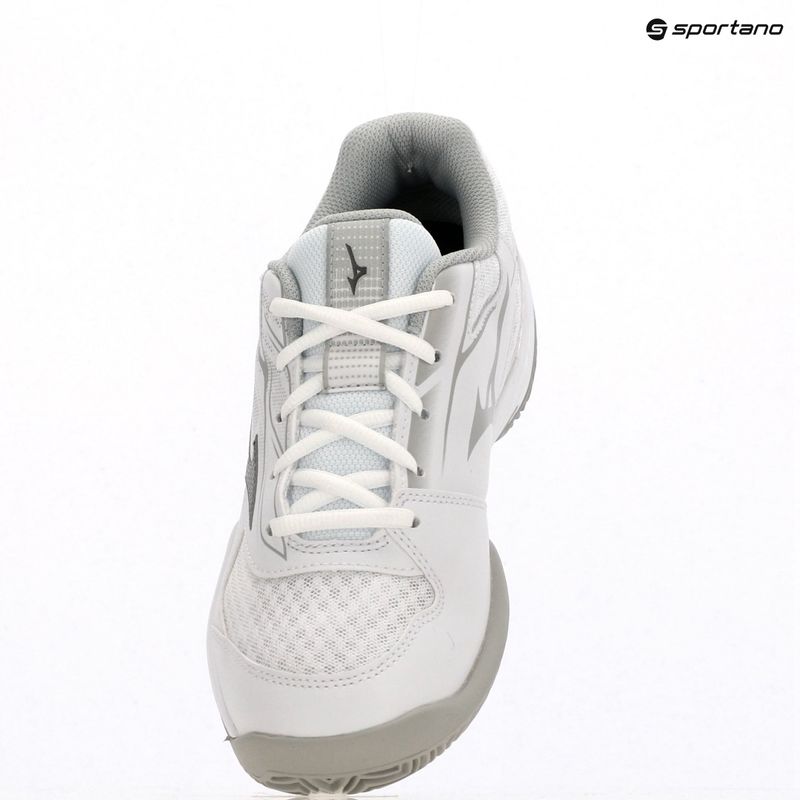 Buty do tenisa damskie Mizuno Break Shot 5 CC white/ ultimate gray/ harbor mist 12