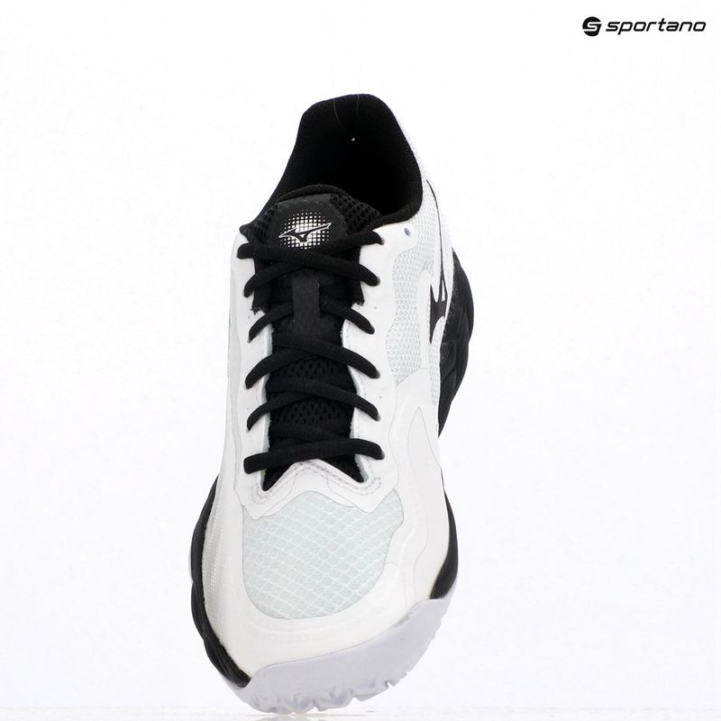 Buty do tenisa męskie Mizuno Wave Enforce Court CC white/ black/ iron gate 9