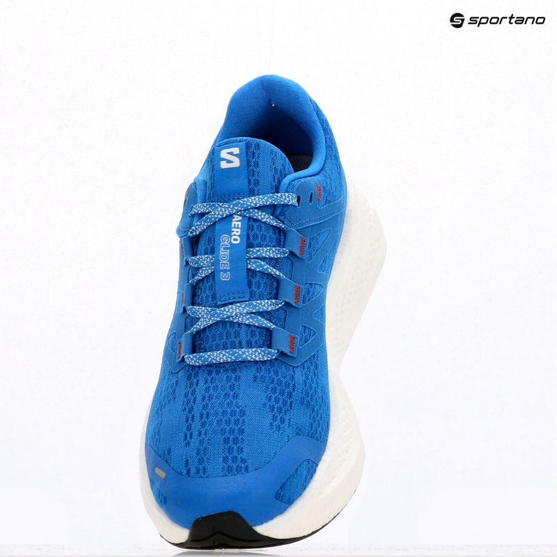 Buty do biegania męskie Salomon Aero Glide 3 french blue/white/cherry tomato 14