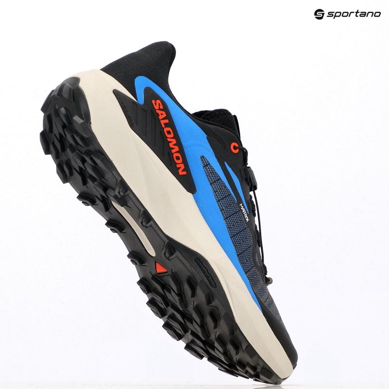 Buty do biegania męskie Salomon Genesis black/french blue/cherry tomato 13