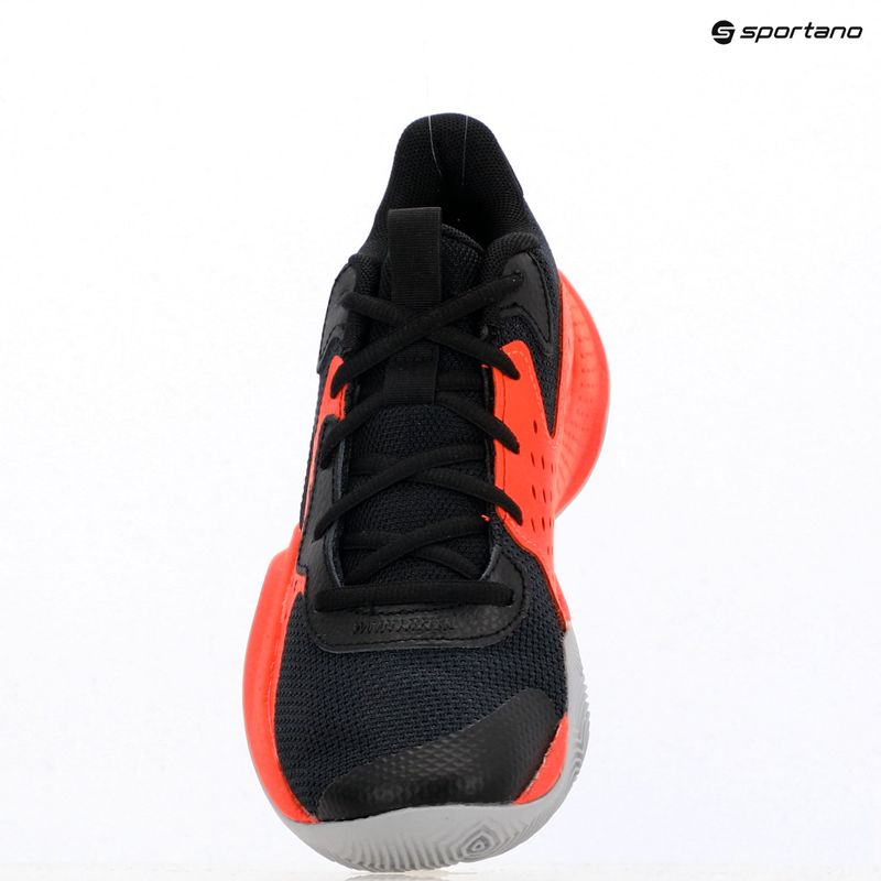 Buty koszykarskie dziecięce Under Armour Grade School Jet '23 black/ares red/mod gray 14