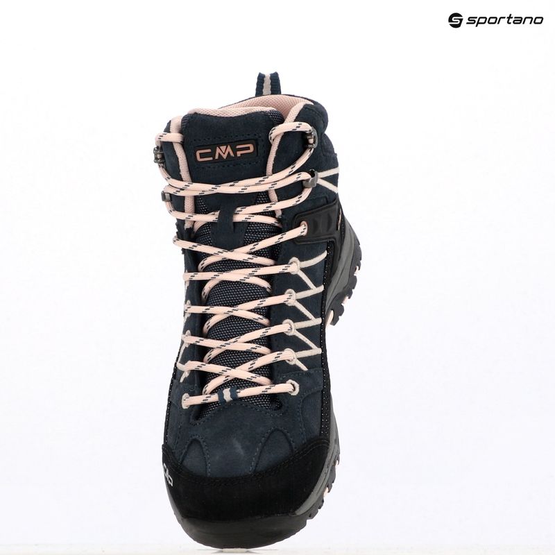 Buty trekkingowe juniorskie CMP Rigel Mid Wp asphalt/rose 12