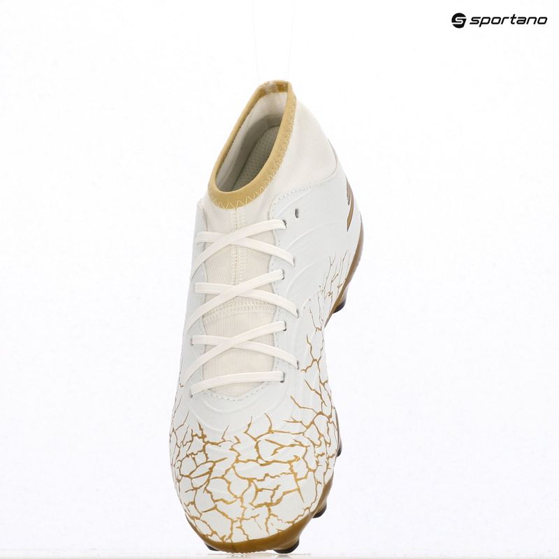 Buty piłkarskie dziecięce SKECHERS Skx 1.5 Youth High Jr FG white/gold 15