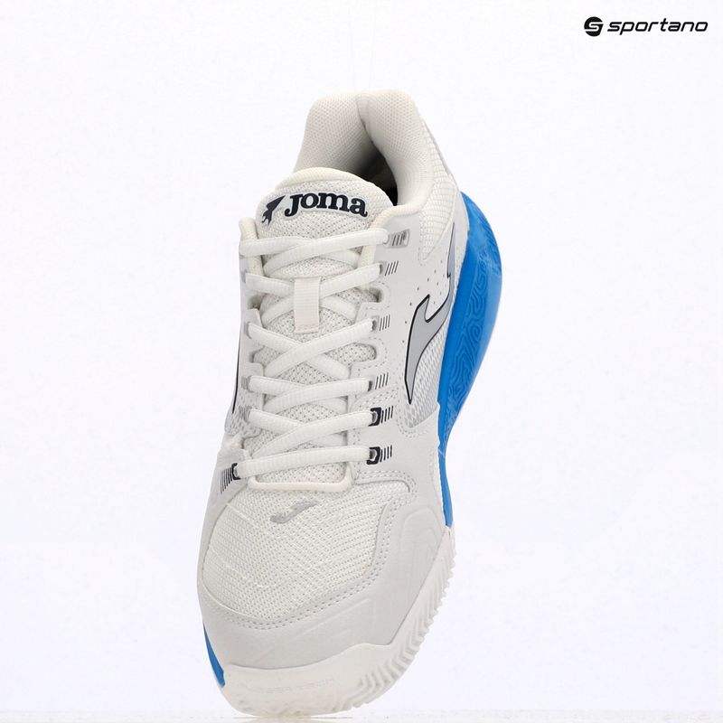 Buty do tenisa męskie Joma Master 1000 C white/ royal blue 9