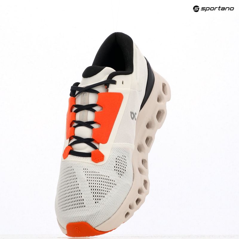 Buty do biegania męskie On Running Cloudstratus 3 white/sand 8