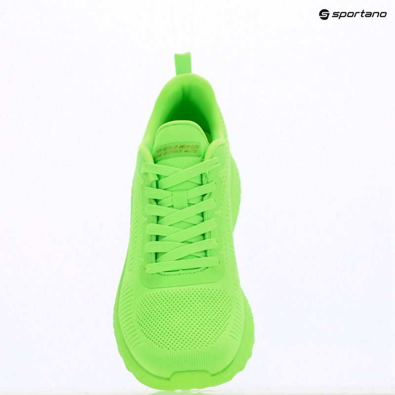 Buty damskie SKECHERS Bobs Squad Chaos Cool Rythms lime 15