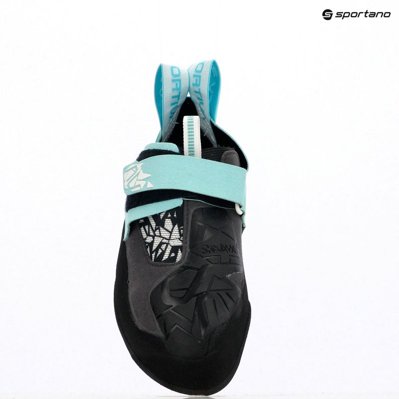 Buty wspinaczkowe damskie La Sportiva Skwama Vegan carbon/turquoise 11
