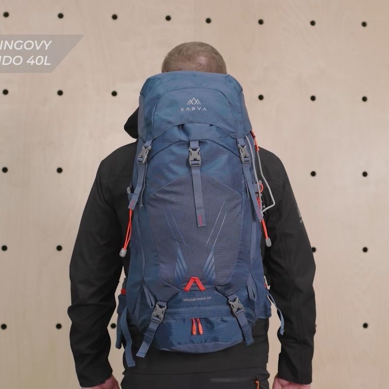 Plecak trekkingowy KADVA Vagabundo 40 l niebieski 24