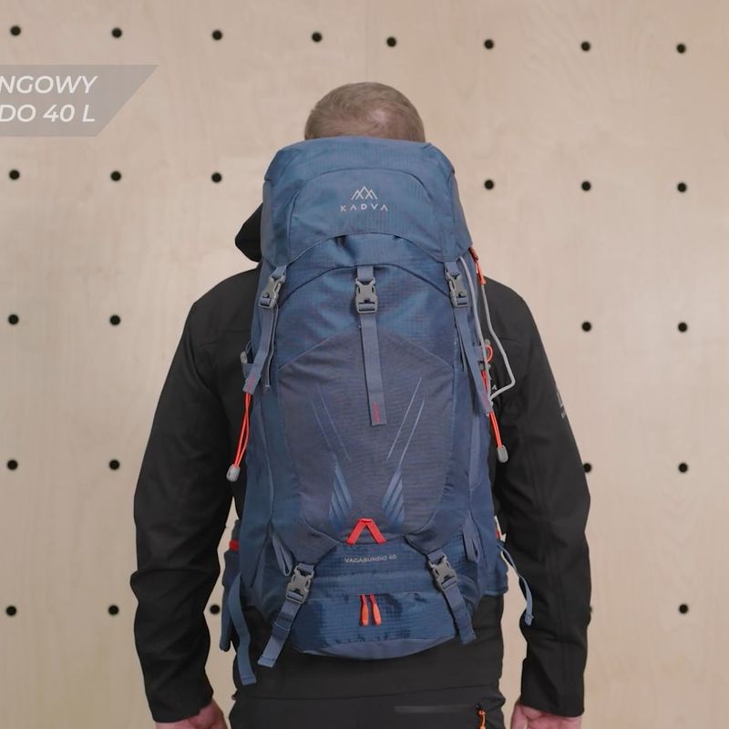Plecak trekkingowy KADVA Vagabundo 40 l czarny 33