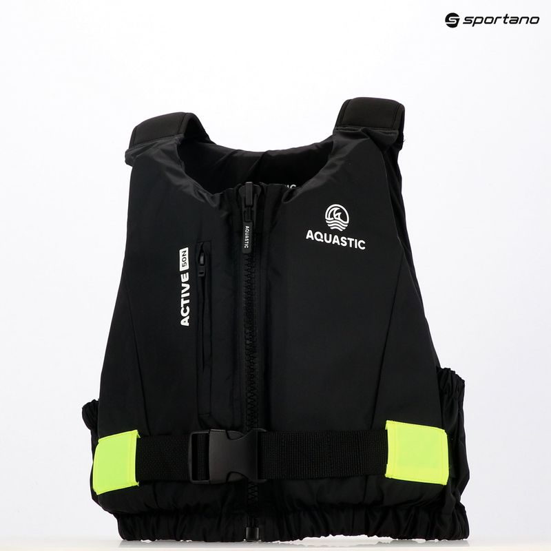 Kamizelka asekuracyjna AQUASTIC Active 50N czarny 12