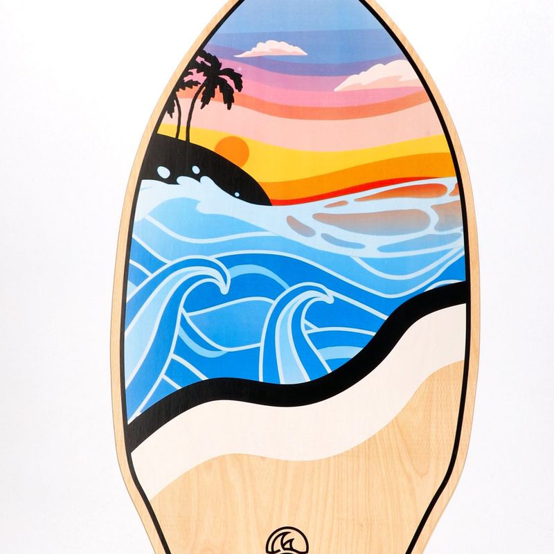 Deska skimboardowa AQUASTIC Lagune 39" kolorowy 14
