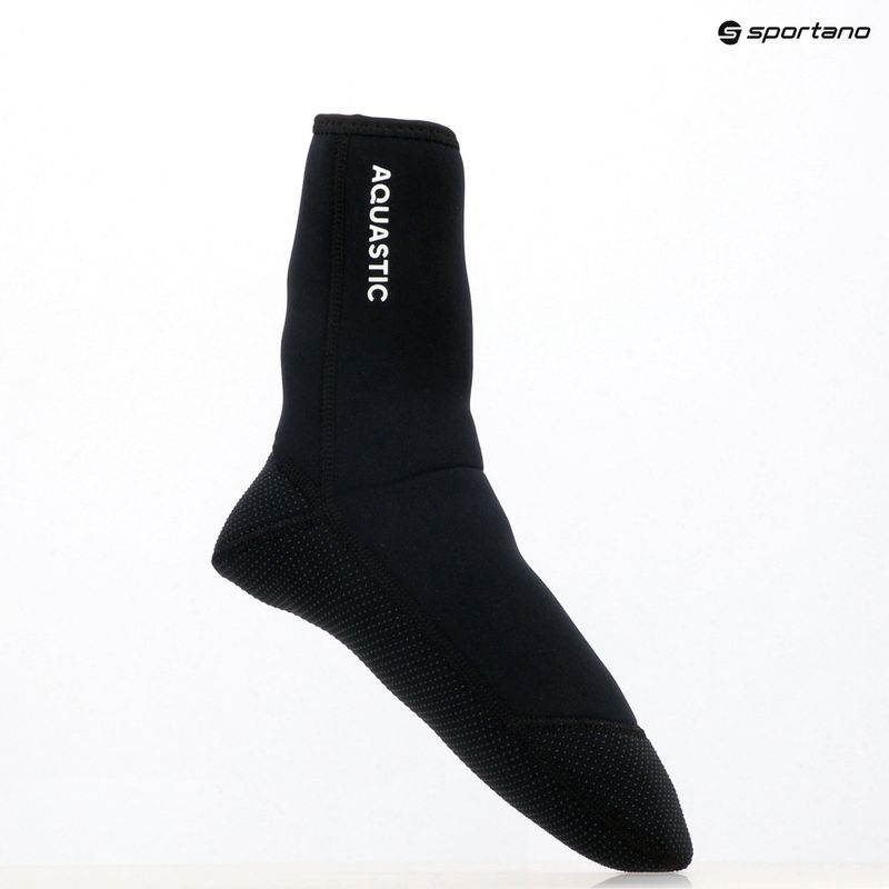 Skarpety neoprenowe AQUASTIC Wintstick Socks 3 mm czarny 11
