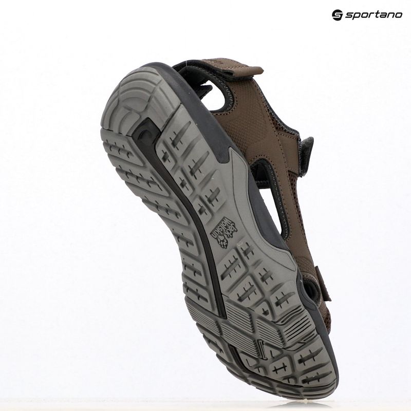 Sandały męskie Jack Wolfskin Lakewood Cruise cold coffee 12