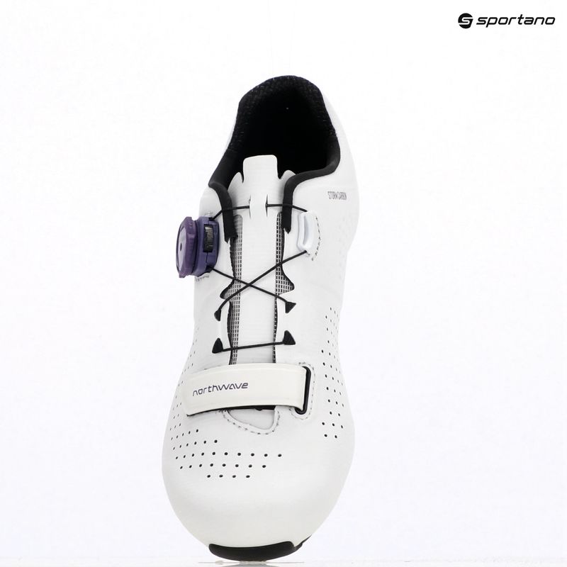 Buty szosowe damskie Northwave Storm Carbon white/dark purple 11