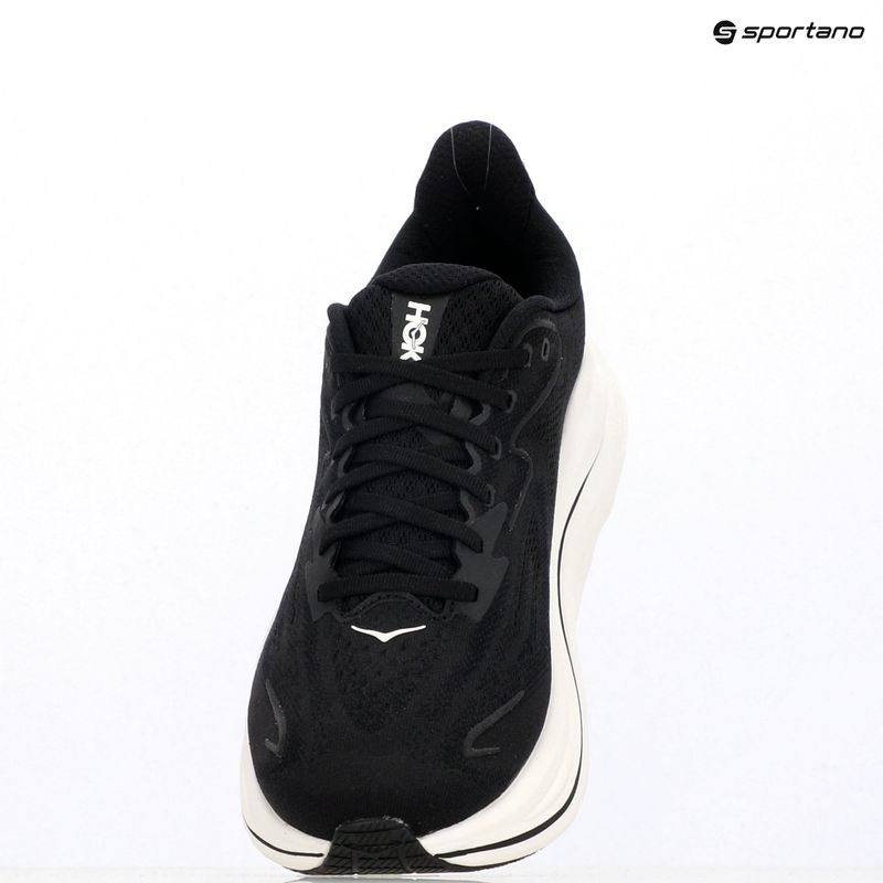 Buty do biegania damskie HOKA Clifton 10 Wide black/white 16