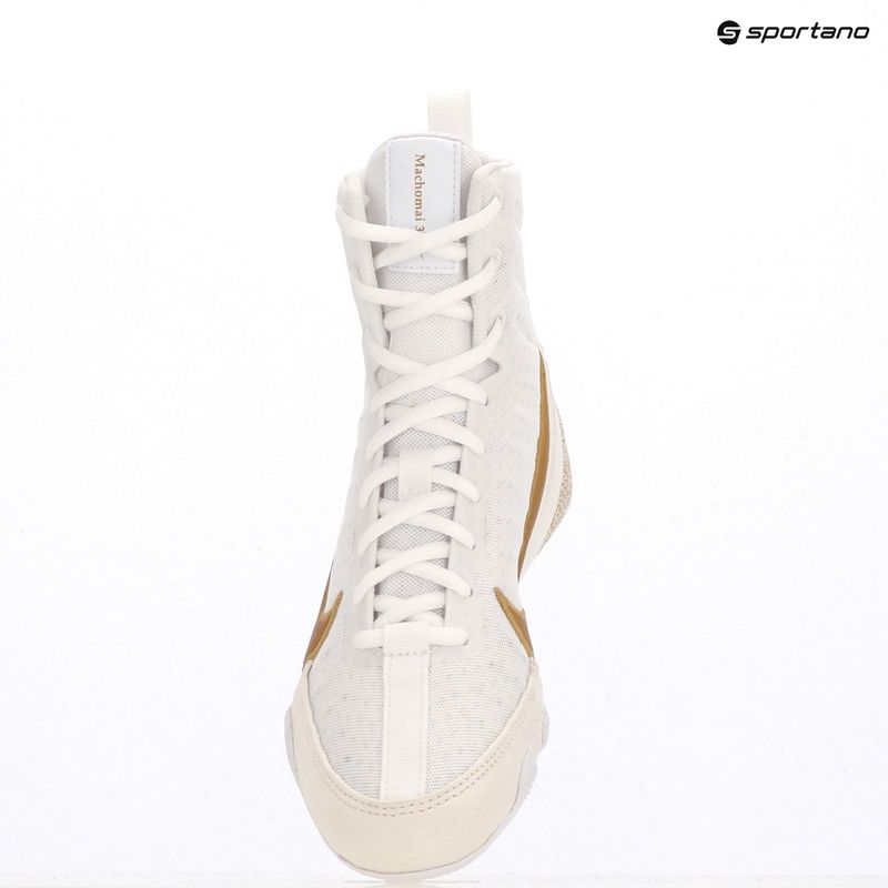 Buty bokserskie Nike Machomai 3 white/metallic gold 9