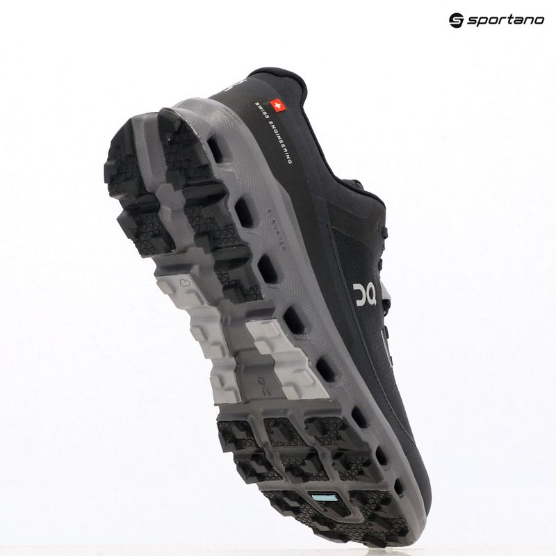 Buty do biegania damskie On Cloudvista 2 Waterproof black/eclipse 9
