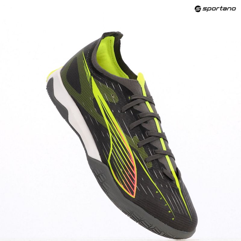 Buty piłkarskie męskie PUMA Ultra 5 Match It matte aged silver/yellow alert/puma aged silver 9