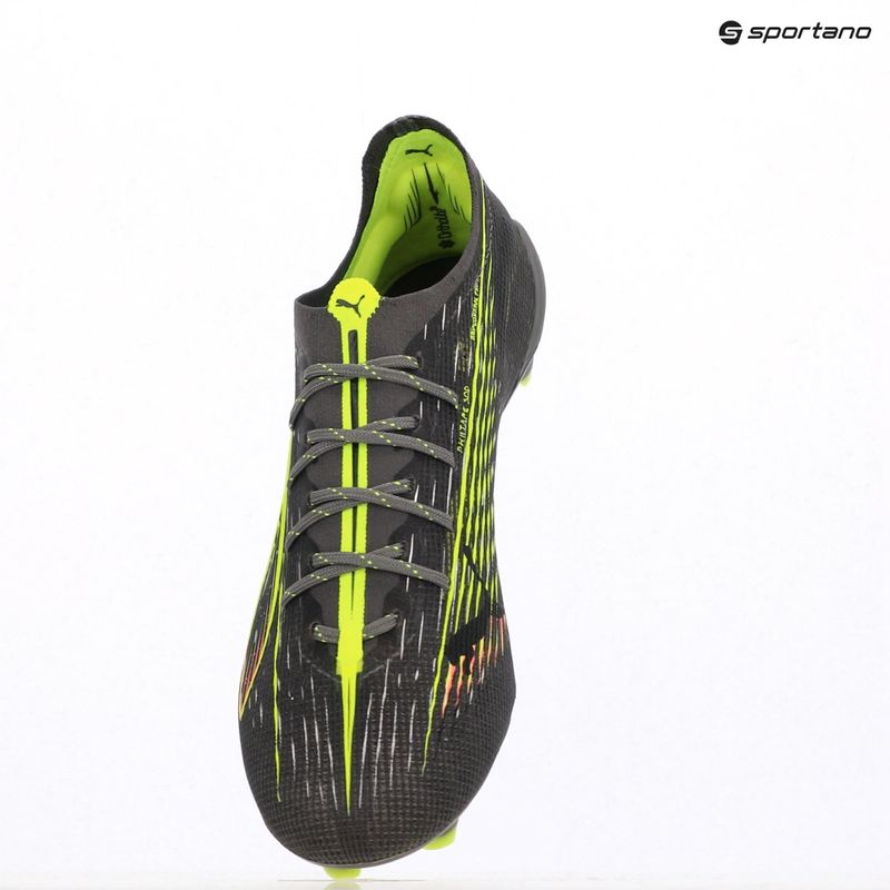 Buty piłkarskie męskie PUMA Ultra 5 Ultimate FG matte aged silver/yellow alert/sun struck 9