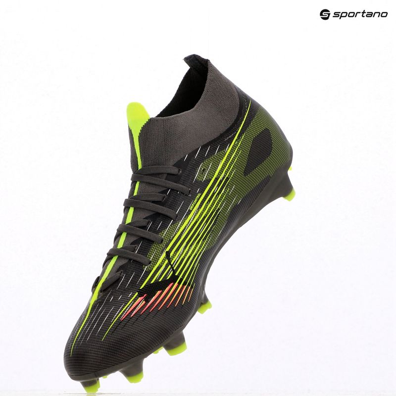 Buty piłkarskie męskie PUMA Ultra 5 Match+ FG/AG matte aged silver/yellow alert/puma aged silver 9