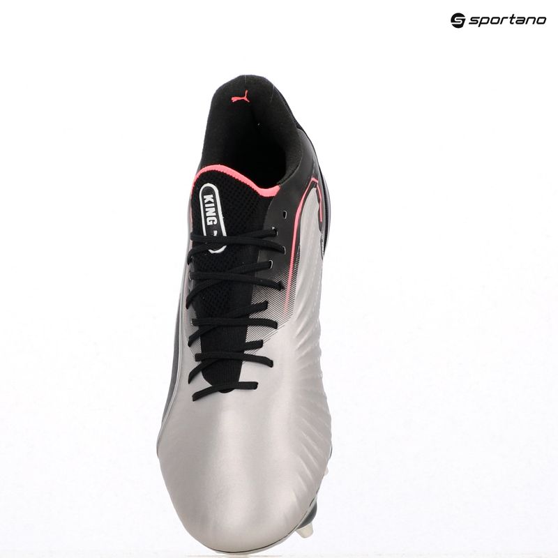 Buty piłkarskie męskie PUMA King Ultimate MxSG puma silver/puma black/sun struck/puma white 9