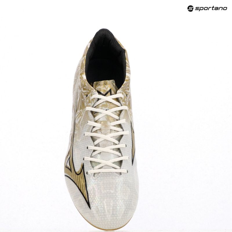 Buty piłkarskie męskie Mizuno Alpha Japan AG white/ge gold/black 9