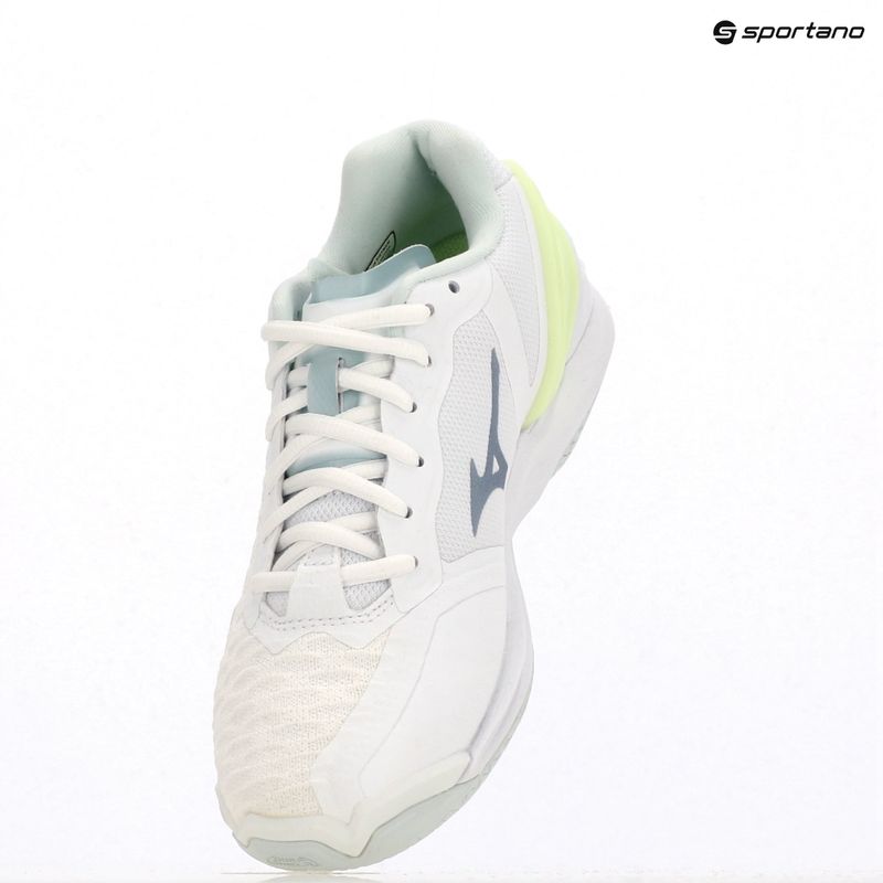 Buty do piłki ręcznej damskie Mizuno Wave Stealth Neo heather/white/neo lime 9
