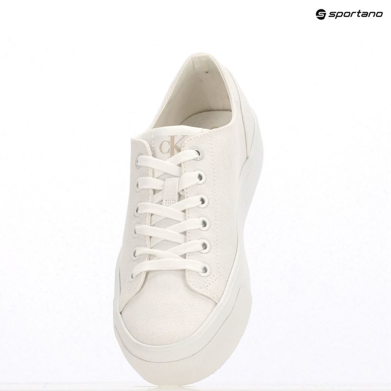 Trampki damskie Calvin Klein YW0YW01763 Vulc Flatform Low Cv MG triple bright white 9