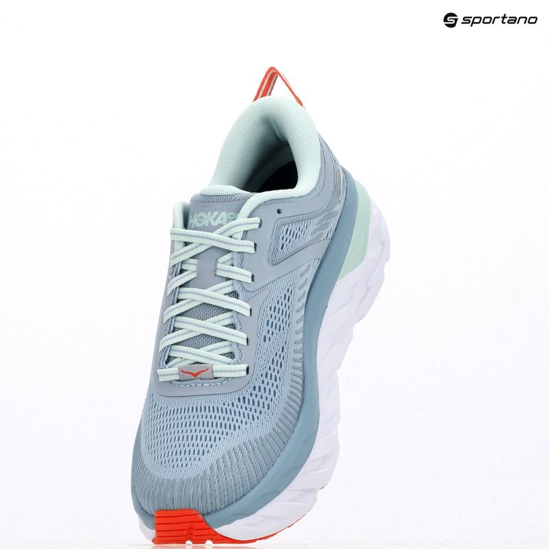 Buty do biegania damskie HOKA Bondi 7 blue fog/blue glass 9