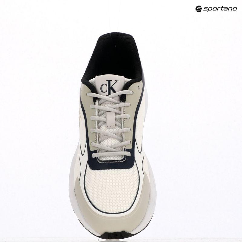 Buty damskie Calvin Klein YW0YW01887 Retro Tennis Knit Mg bright white/silver bich/navy 9