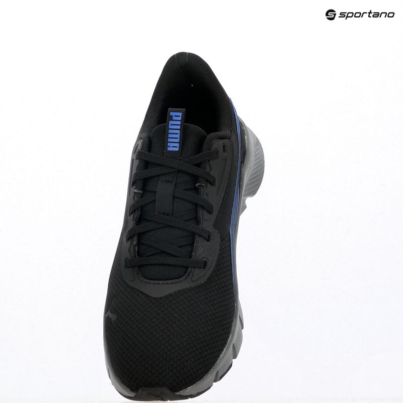 Buty do biegania PUMA Flexfocus Lite Modern Woven puma black/vivid blue 11