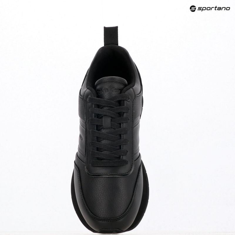 Buty męskie Calvin Klein HM0HM01897 Low Prof Runn Laceup Tape triple black 9