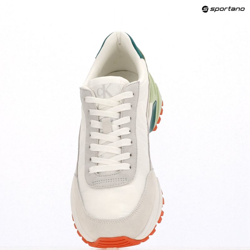 Buty męskie Calvin Klein YM0YM01292 Hike Runner Casual Ny-Su bright white/wild green/tigerilily 9