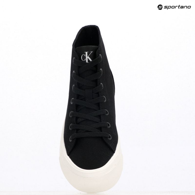 Trampki damskie Calvin Klein YW0YW01764 Vulc Flatform Mid Cv Mg black/bright white 9