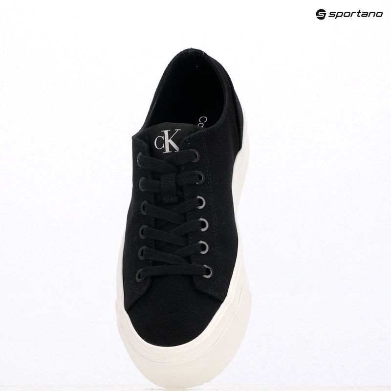 Trampki damskie Calvin Klein YW0YW01763 Vulc Flatform Low Cv MG black/bright white 9