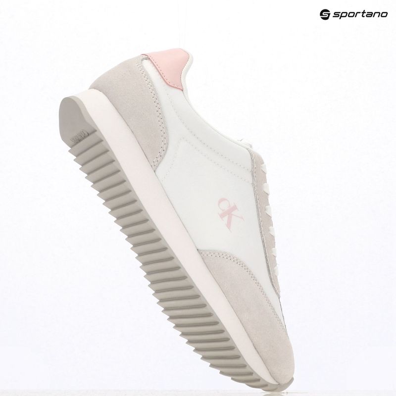 Buty damskie Calvin Klein YW0YW01828 Caleup Mg Nylon Mix Bright white/sweet pink 9