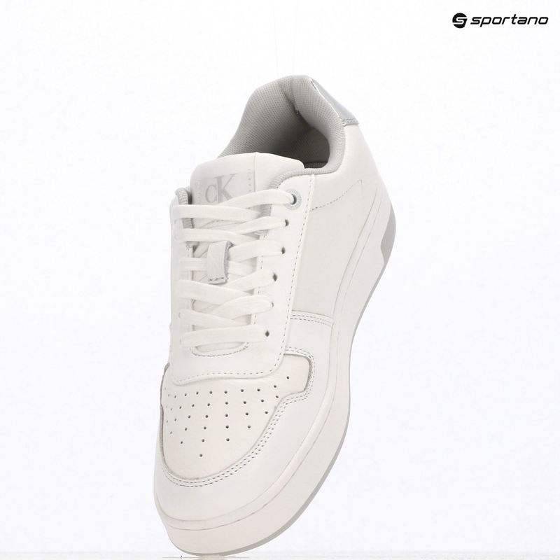 Buty damskie Calvin Klein YW0YW01765 Basket Cupsole Low Mg bright white/silver 9