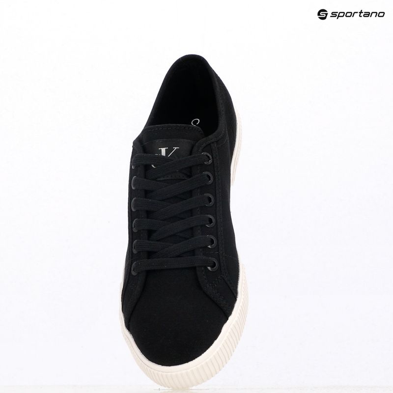 Trampki damskie Calvin Klein YW0YW01762 Ess Vulc Low Cv Mg Wn black/bright white 9