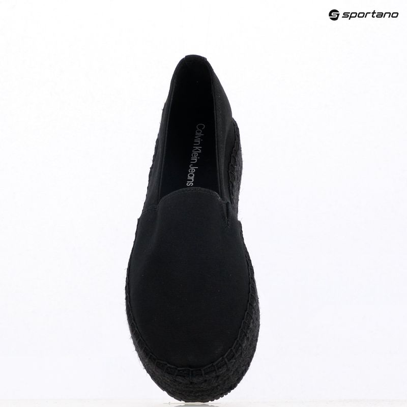 Buty damskie Calvin Klein Flatform Espadrille Mg/Hdw triple black 9