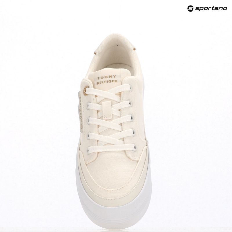 Trampki damskie Tommy Hilfiger Essential Vulc Textile YBL ecru 9